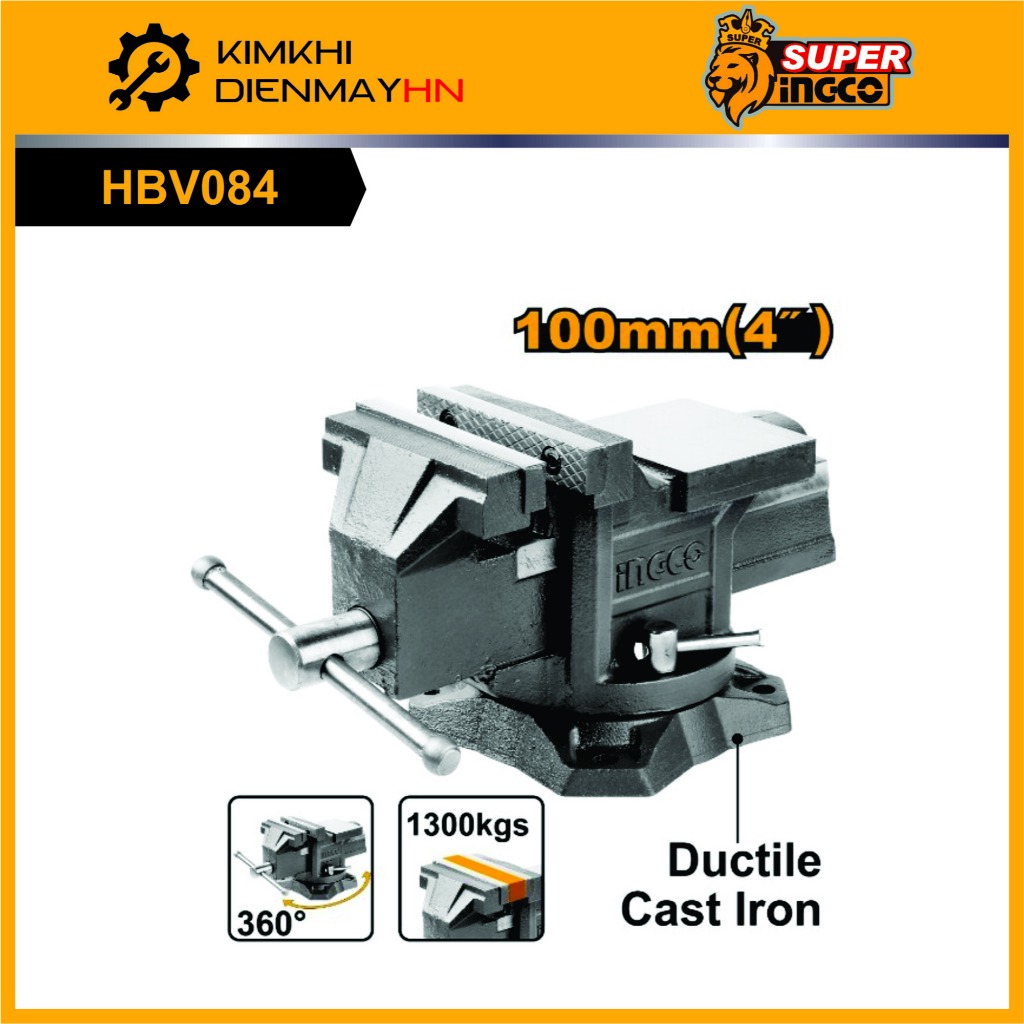 Ê tô kẹp 4 inch INGCO HBV084