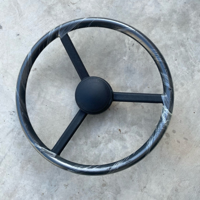 Vô lăng cho xe ba gác, xe công nông vỏ nhựa lõi sắt đường kính 40cm loại nắp xoáy