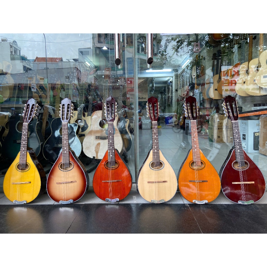 Đàn Mandolin Việt Nam gỗ ép mặt thông