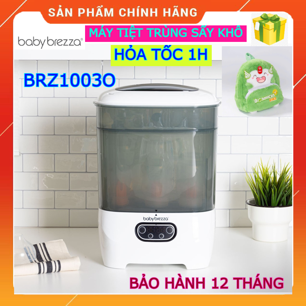 Máy tiệt trùng sấy khô Baby Brezza BRZ10030 - Giải pháp hoàn hảo cho bình sữa của bé