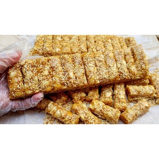  1kg Kẹo Lạc Vừng Nhà Làm - Hương Vị Tự Nhiên - Thơm Ngon Truyền Thống 