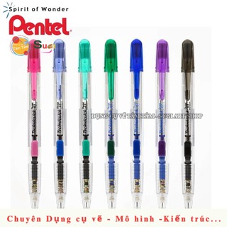 [ Tâm Tâm ] Chì bấm pentel 0.5mm PD105, Techniclick Mechanical Pencil 0.5mm