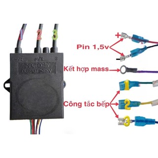 IC Đánh Lửa Bếp Gas Âm 3 Lò 1,5V (Bộ Đánh Điện Bếp Gas Âm 3 Đầu Đốt)