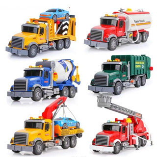 Xe ô tô đồ chơi cỡ lớn Toystar siêu đẹp, có đèn có còi, xe cứu hoả, xe cảnh sát, xe cẩu, xe múc, xe nâng, máy bay