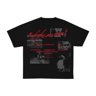 Áo thun unisex HEAVEN MEMORY vải thun cotton 2 chiều định lượng 250gsm