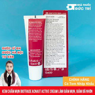 Kem Chấm Mụn Biotrade Acnaut Active Cream 15ml