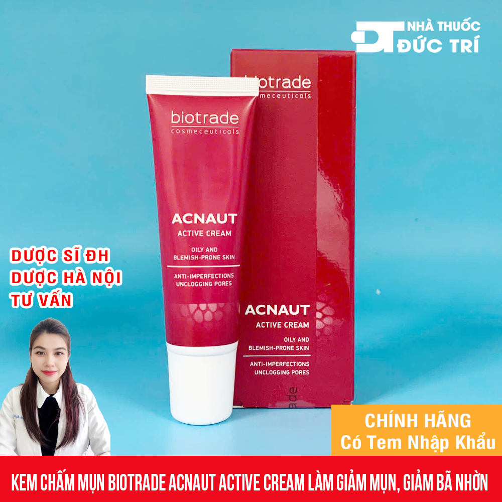 Kem Chấm Mụn Biotrade Acnaut Active Cream 15ml