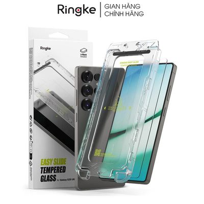 [Combo 2] Dán cường lực Samsung Galaxy S25 RINGKE Easy Slide Tempered Glass