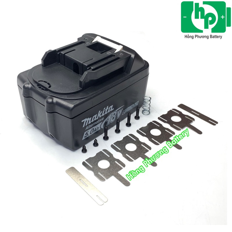 [2HT] Vỏ Makita không Led 5S2P 18V - 5Ah có kẽm (HP)