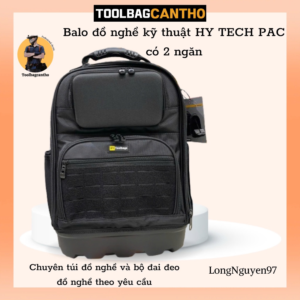  Balo đồ nghề kỹ thuật HY TECH PAC có 2 ngăn 