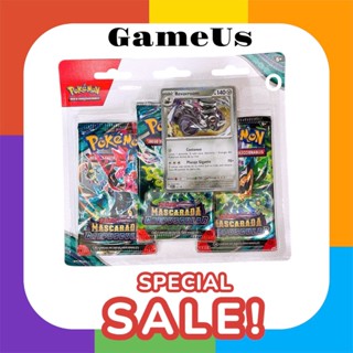  Thẻ bài 3 Lá Version Eu   Spain   Pokemon TCG Scarlet & Violet 06 Twilight Masquerade Booster Chính Hãng 