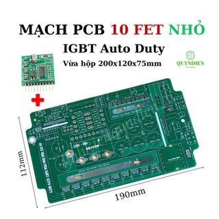 PCB 10 fet Nhỏ băm IGBT Auto Duty, bo mạch kích đ iện kèm dao động lắp sẵn  - Linh Kiện Điện Tử QUỲNH DIỄN