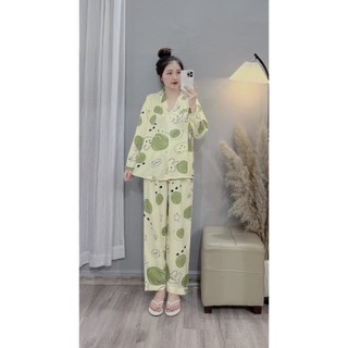 (Đủ size 45-75kg)Bộ đồ bầu và sau sinh chất lanh lụa siêu mát
