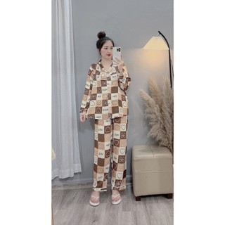 (Đủ size 45-75kg)Bộ đồ bầu và sau sinh chất lanh lụa siêu mát