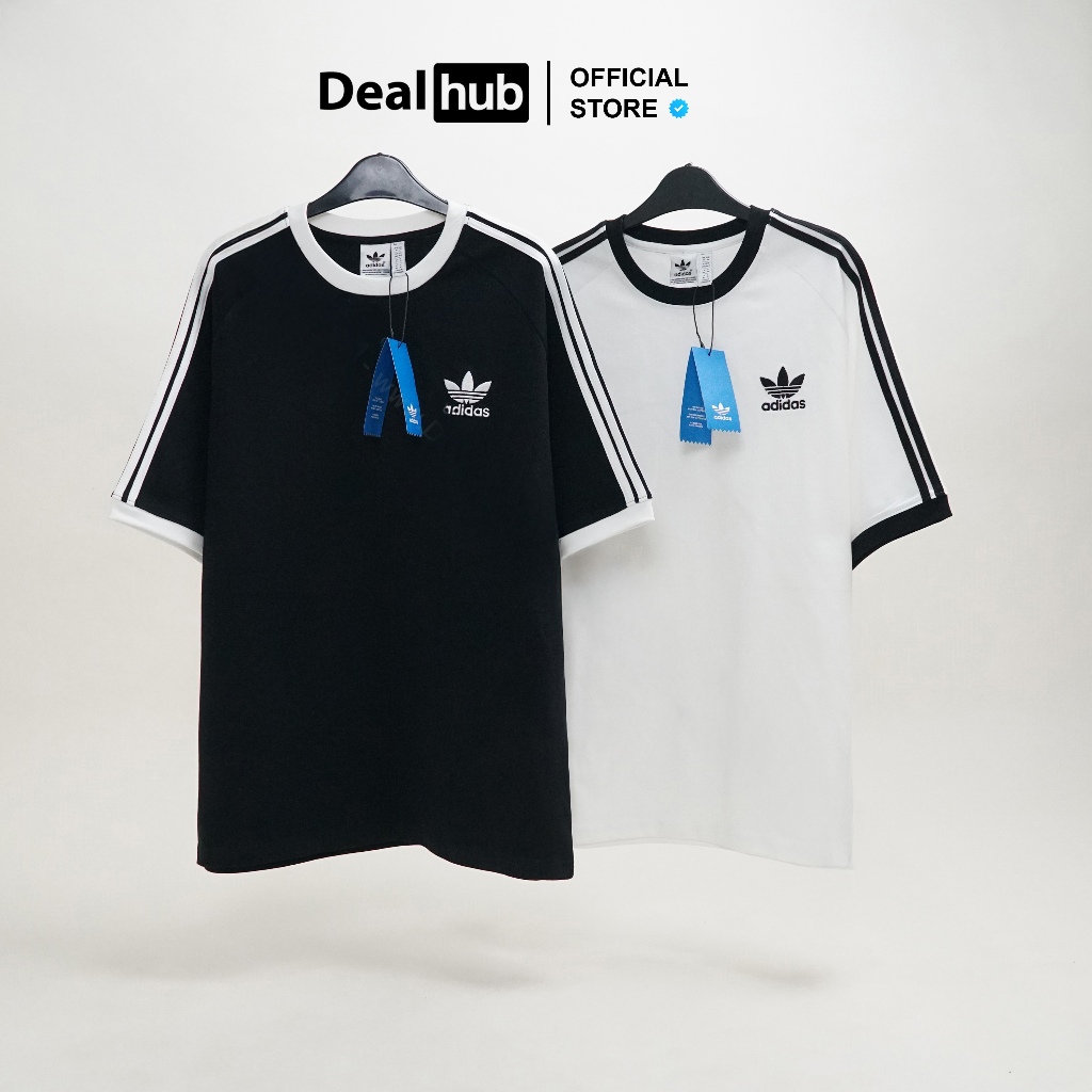 Áo thun Das Basic Three Stripes Phối Viền Tay 3 sọc & Thêu Logo