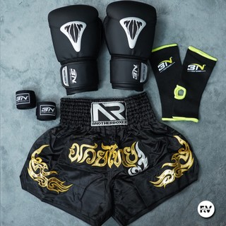 Găng Boxing BN Bao Tay Muay Thai - Màu Đen
