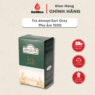 Trà Bá Tước Ahmad Earl Grey 100g- Hương Vị Tinh Tế Đến Từ Anh Quốc 🍃 Khám phá ly trà đen Bá Tước đậm chất truyền thống