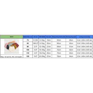 SS351_Rập giấy may quần bloom cho bé