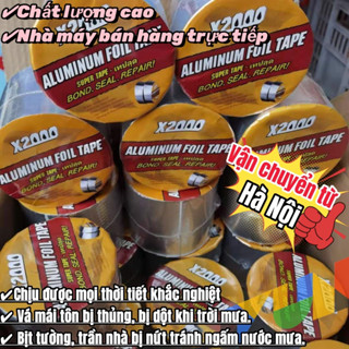 Cuộn 5 Mét Băng Keo Dán Rộng 5cm/10cm, Miếng Siêu Dính, Chống Thấm Nước, Keo Chống Dột