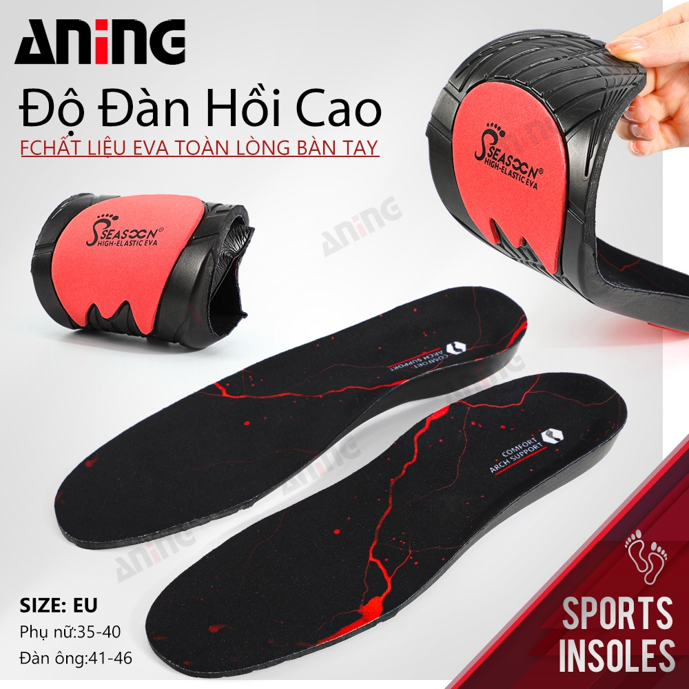 Đế Chỉnh Hình Hỗ Trợ Vòm Chân lót giày cao cấp Thoáng Khí Êm Chân Đế Chạy Bộ Nam Nữ cho Giày Thể Tha