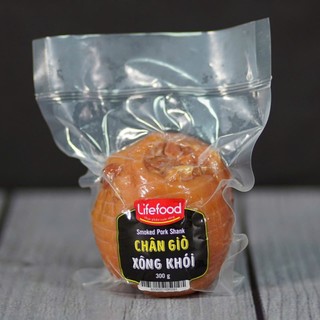 Chân giò ủ muối, xông khói lifefood 300g, thịt nguội ăn liền, chân giò xông khói