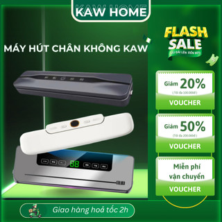 Máy Hút Chân Không KAW Hàn Tự Động, Lực Hút Khỏe, Hàn Miệng Túi Khử Trùng Bằng Tia Cực Tím