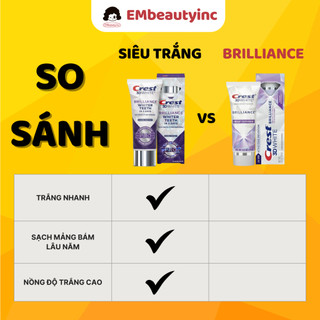 Kem đánh răng Crest 3D White làm trắng răng