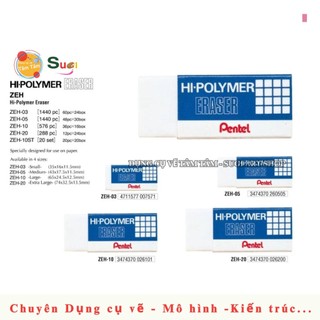 [ TÂM TÂM ]-Gôm polymer Pentel, Gôm Pentel, Hi-Polymer® Eraser-