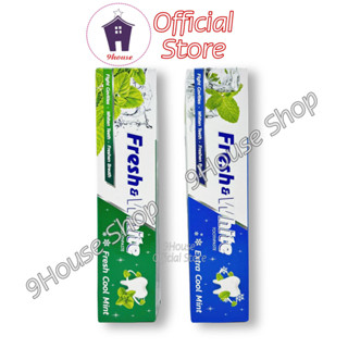  01 Tuýp Kem Đánh Răng Bạc Hà & Trắng Răng Mát Lạnh Fresh White Tootpaste Thái Lan 160gram 