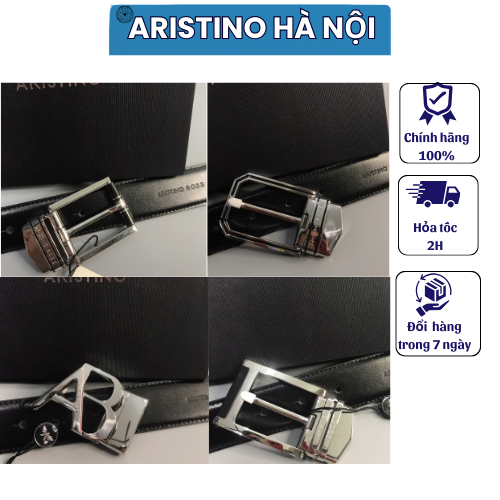 (NHIỀU MẪU)Thắt lưng 𝐀𝐑𝐈𝐒𝐓𝐈𝐍𝐎 𝐁𝐔𝐒𝐈𝐍𝐄𝐒𝐒 hàng cao cấp dây da bò mềm bóng tự nhiên, mặt khóa bấm lỗ