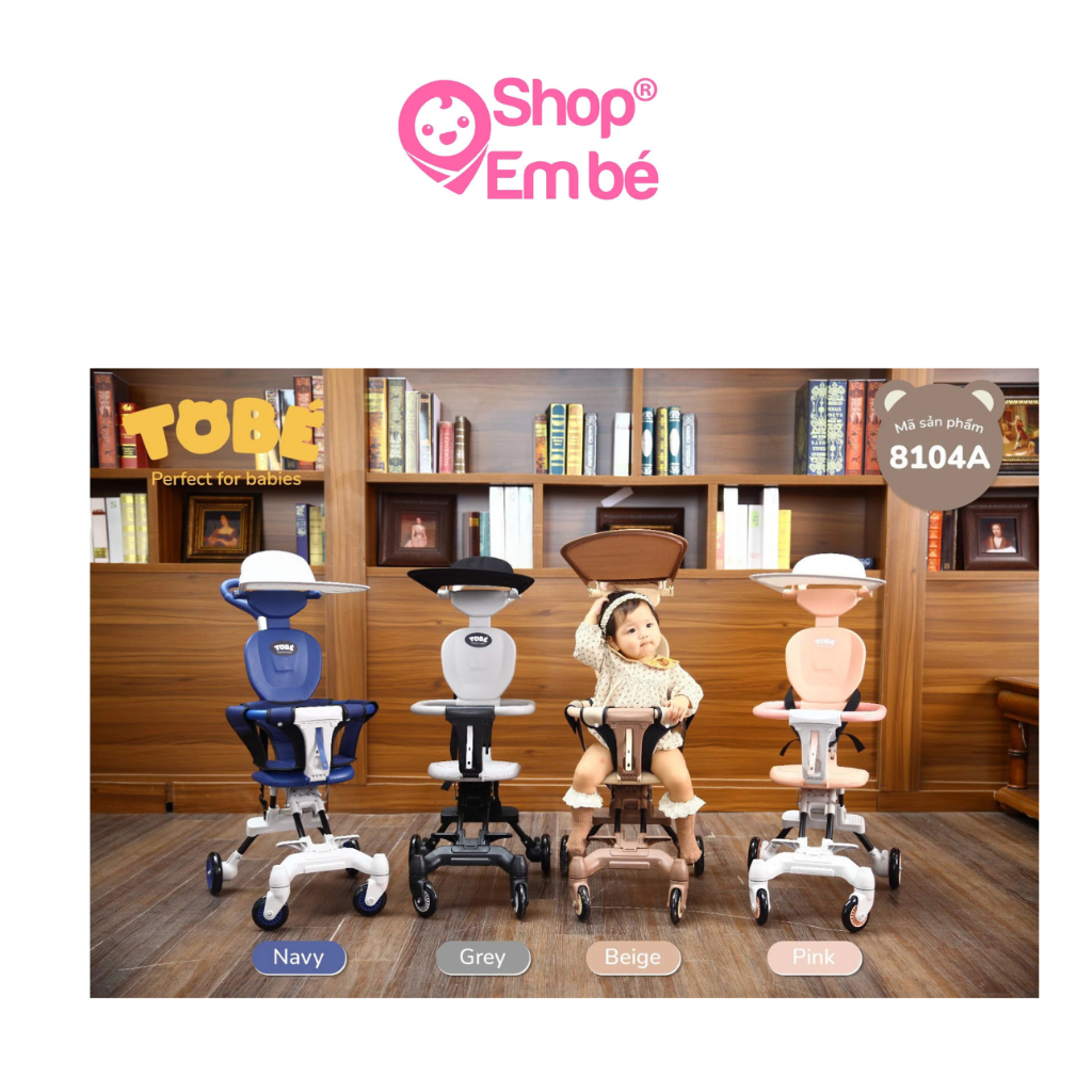 Xe đẩy gấp gọn OLWEN TOBÉ siêu nhẹ chắc chắn cho bé 6-36m