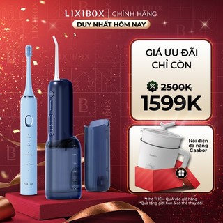  Combo Máy Tăm Nước Halio UltraClean Express và Bàn chải điện Halio Sonic SmartClean Electric Toothbrush 