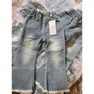 Quần jean ống loe cho bé gái diện đi học , đi chơi đều được