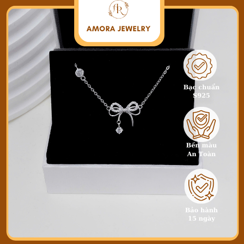 Lắc tay bạc ý s925 nhiều mặt cực xinh - AMORA JEWELRY