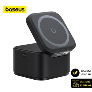 Đế Sạc Không Dây Baseus MagPro 2-in-1 Magnetic Wireless Charger 15W