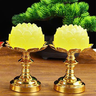 Bộ đèn thờ vĩnh cửu, sử dụng pin, kiểu đèn rất đẹp, dùng để bàn thờ, thờ phật, bóng led tiết kiệm pin