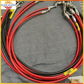 🔴SALE OFF🔴 Dây Dầu Bấm Hel ĐẦU INOX 304 Mẫu 45 Độ >>> Gắn được tất cả dòng xe máy