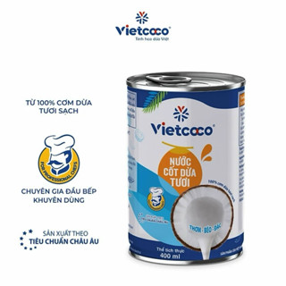 Nước Cốt Dừa VietCoCo 400ml 1 Thùng 24 lon