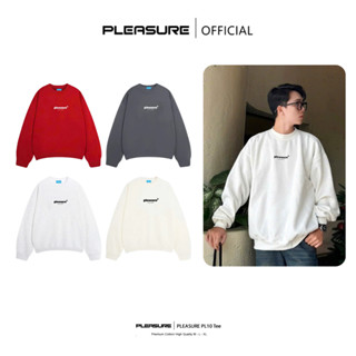    GIÁ TRẢI NGHIỆM   Áo Sweater Nỉ Lông Cáo PLEASURE Premium Boxy Form Châu Âu Dáng Rộng Unisex Nam Nữ Local Brand PL16 