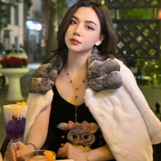 Dây chuyền titan cỏ 4 lá dáng dài 20 hoa không han gỉ Shop Chavi Phụ Kiện