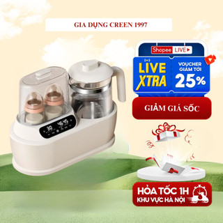 Máy hâm sữa đa năng - tích hợp đun nước, khử clo, ủ ấm bình sữa, tiệt trùng axiao grocery business