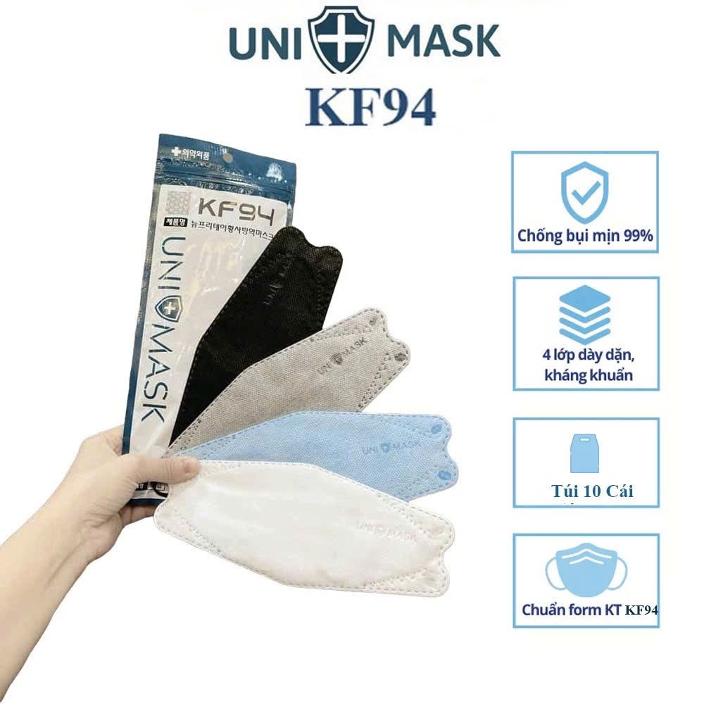 Khẩu Trang Kháng Khuẩn KF94 Uni Mask.
