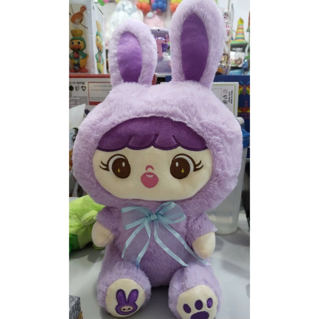 Gấu bông baby three rabbit búp bê quà tặng thú nhồi bông cho trẻ em bup bê cho bé gái