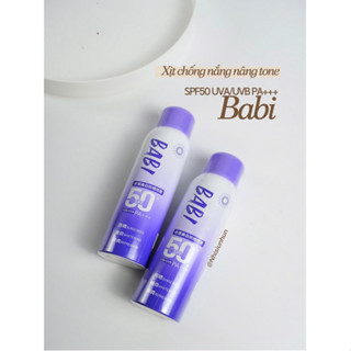 Xịt Chống Nắng Nâng Tone Dưỡng Ẩm BABI SPF50 UVA/UVB PA+++