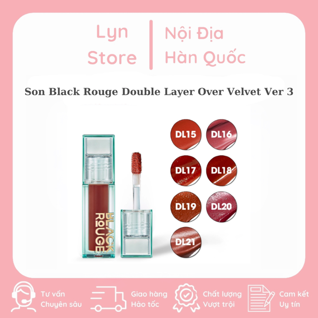 Son Black Rouge Double Layer Over Velvet Ver 3