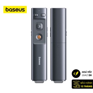 Bút Laser trình chiếu Baseus Orange Dot Wireless Presenter cho Laptop/ Macbook (100m. 2.4Ghz USB/Type C Receiver, Wirele