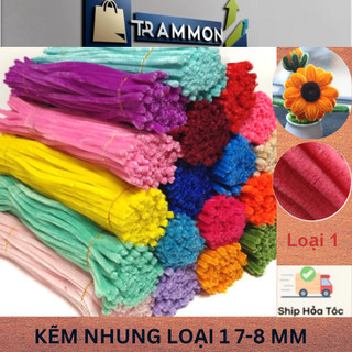  Kẽm nhung loại 1 bó 100 sợi mượt Đẹp,dây kẽm nhung làm hoa đồ handmade 