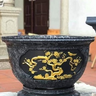 Khuôn đúc chậu cảnh tròn 50 [khuôn chậu ABS có lòng trong]