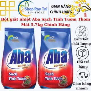 Bột giặt nhiệt Aba Sạch Tinh Tươm Thơm Mát 5.7kg Chính Hãng
