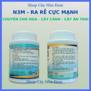 N3M Phân Bón Kích Thích Ra Rễ Cực Mạnh Cho Mọi Cây Trồng  (Lọ 100Gram)